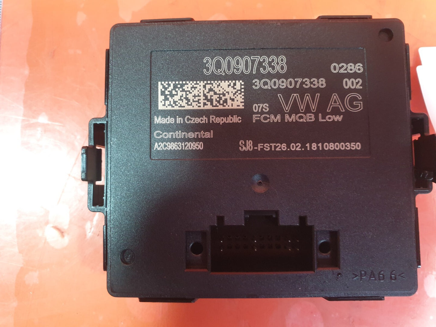 SKODA OCTAVIA MK3 1.4 PETROL 2018 HEADLIGHT CONTROL MODULE ECU 3Q0907338 A229 - Image 2