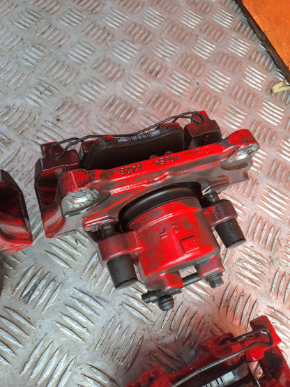✅2019 Ford Focus MK4 ST-Line Brake Caliper Set Front Rear Red JX61-2D251-BLD - Image 4