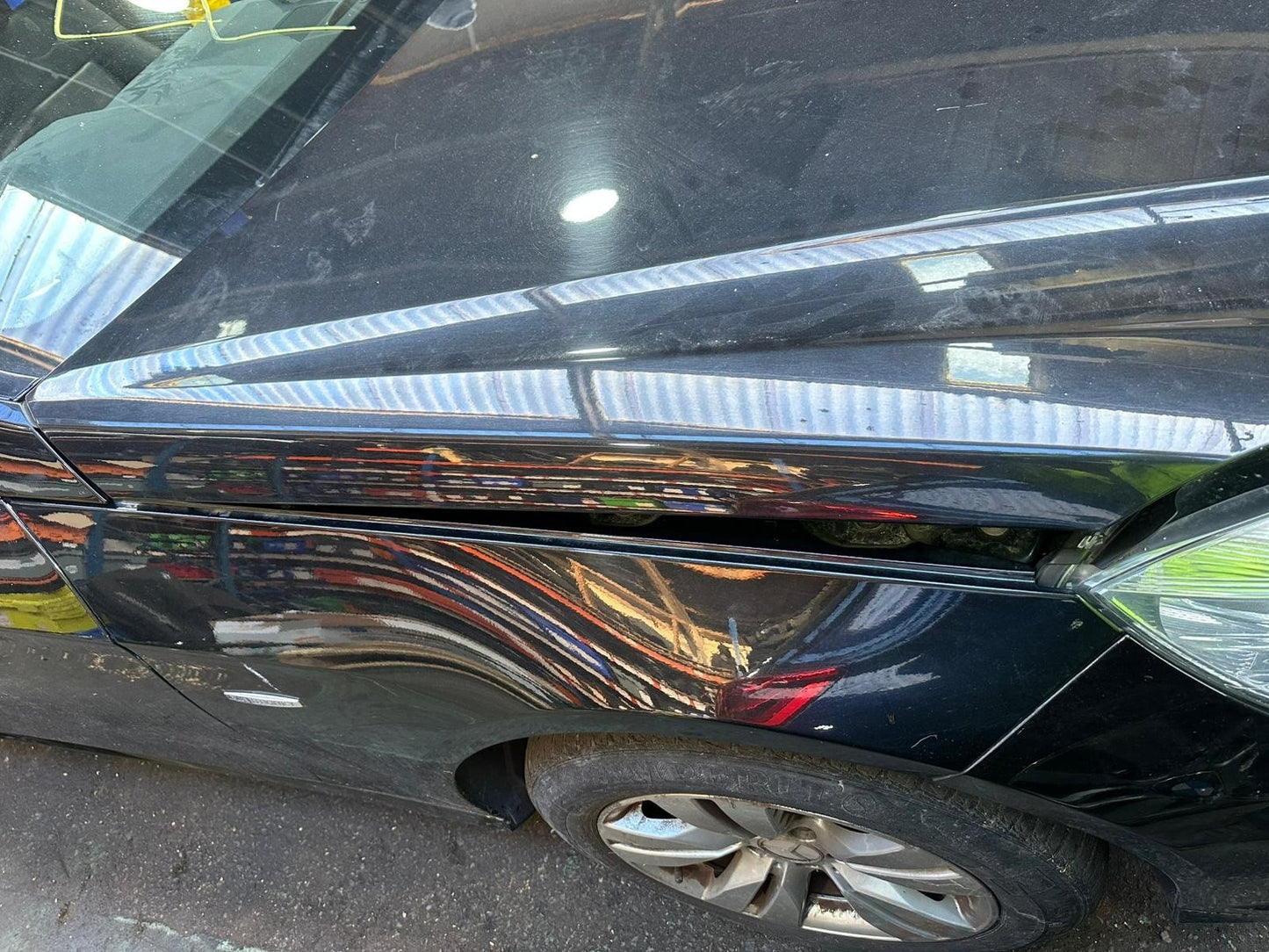 ✅2009 MERCEDES E CLASS W212 2.1D BONNET HOOD BLACK 197 +WARRANTY A314 - Image 4