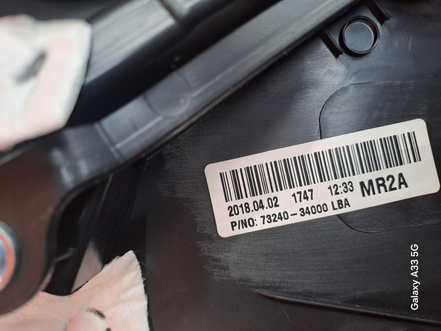 ✅SSANGYONG KORANDO LE 2.2 DIESEL 2018 REAR RIGHT DOOR CARD 73240-34000 A288 - Image 11