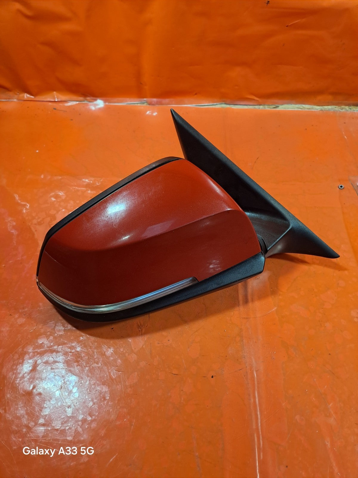 ✅BMW 318I F30 1.5 PETROL 2016 FRONT RIGHT WING MIRROR RED Warranty A330 - Image 1