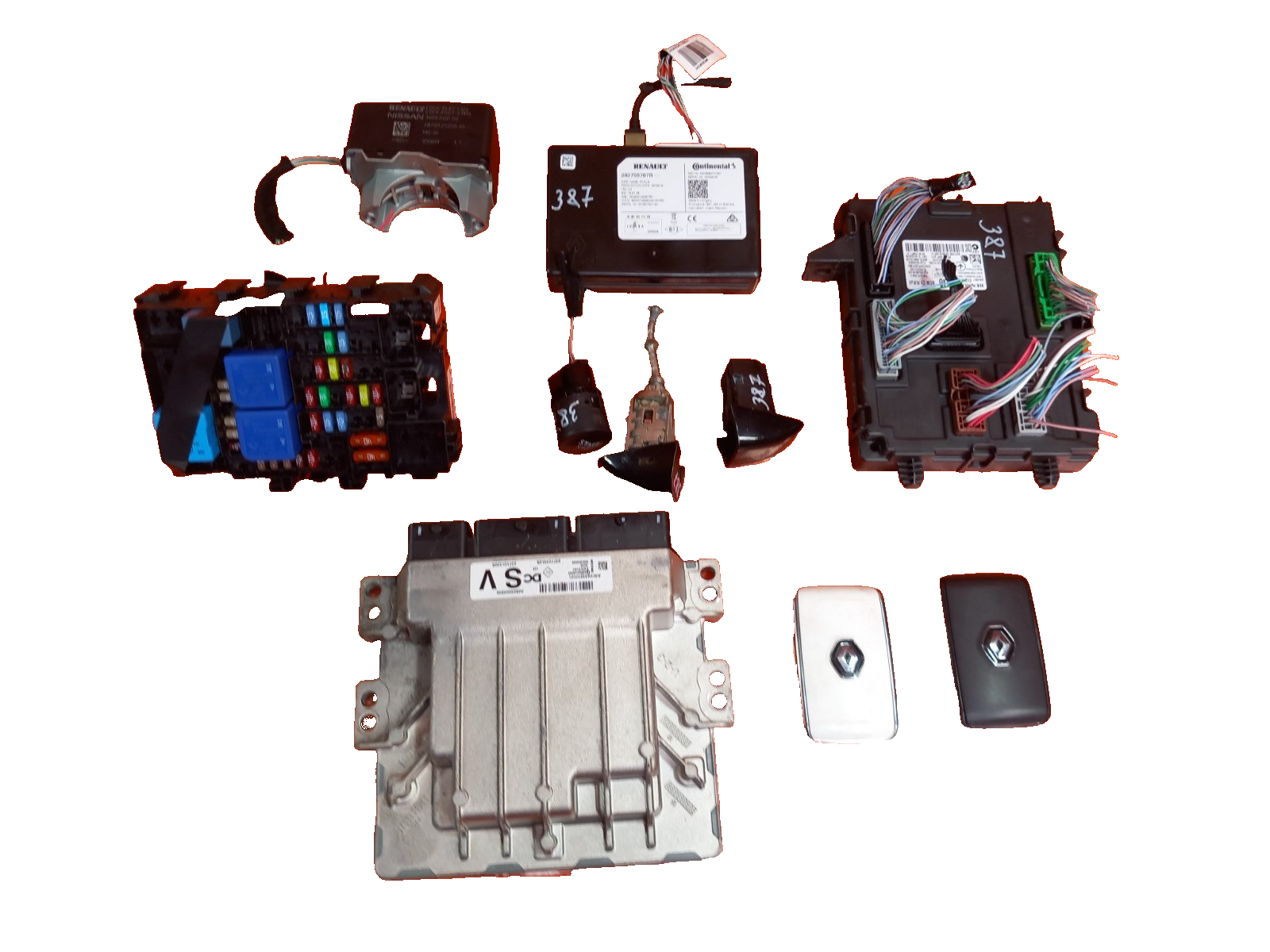 2019 Renault Megane MK4 Keyless Entry ECU Kit Lock Set A2829005900 Warranty A387 - Image 1