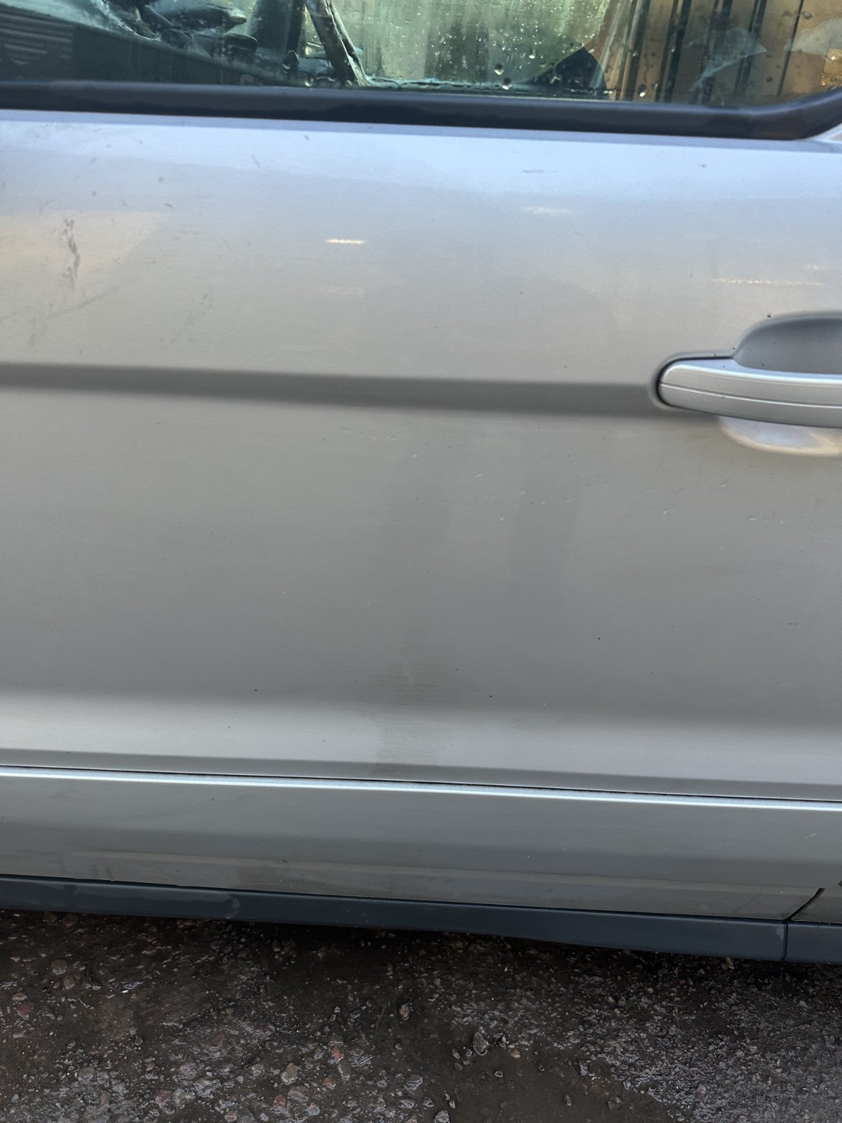 ✅2017 FORD TRANSIT CONNECT 1.5D FRONT LEFT BARE DOOR W/O MIRROR SILVER A369 - Image 3