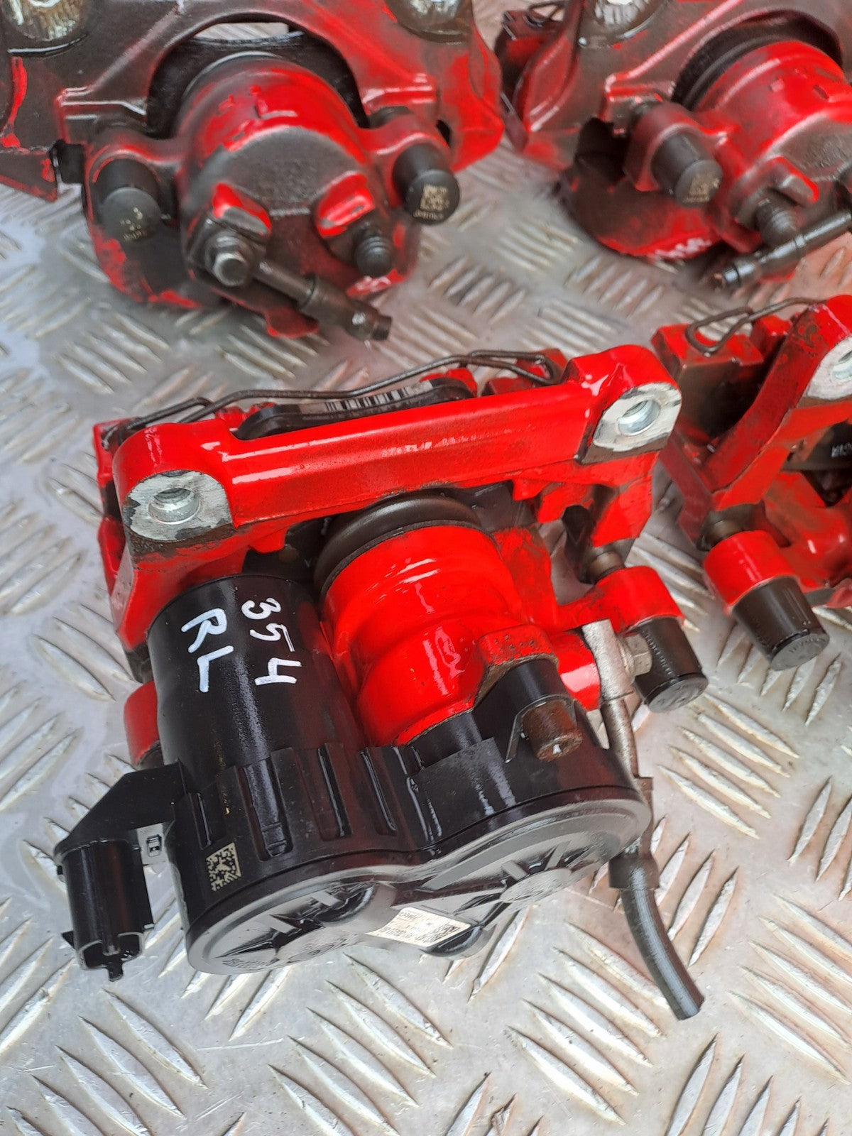 ✅2019 Ford Focus MK4 ST-Line Brake Caliper Set Front Rear Red JX61-2D251-BLD - Image 10