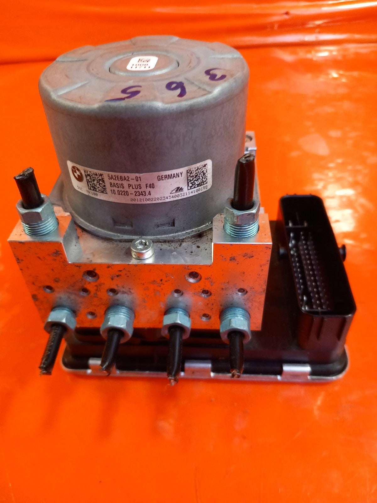 2021 BMW 1 Series F40 ABS Pump Control Module 5A2EBA2 Warranty A365 - Image 5