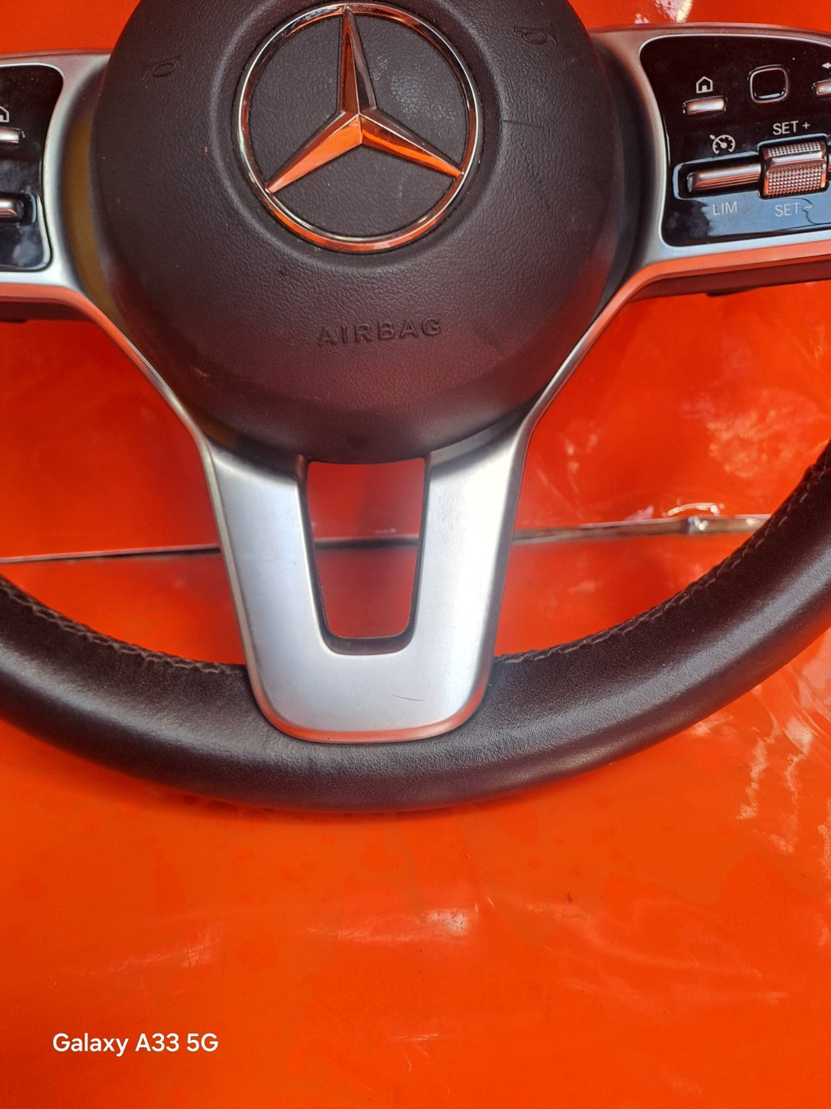 ✅MERCEDES A CLASS W177 2018 STEERING WHEEL & PADDLE SHIFTERS A0004605804 A297 - Image 6