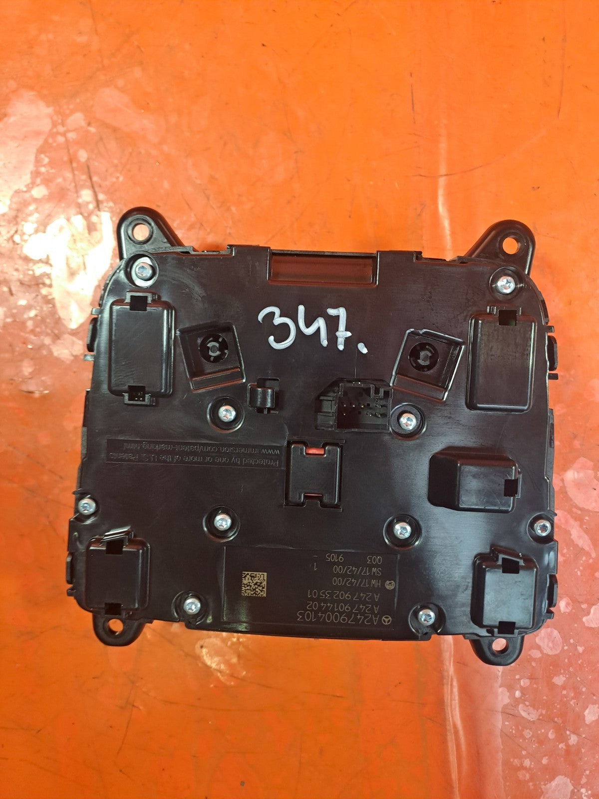 ✅2019 MERCEDES A CLASS W177 MULTIMEDIA TOUCH PAD SWITCH PANEL A2479004103 A347 - Image 12