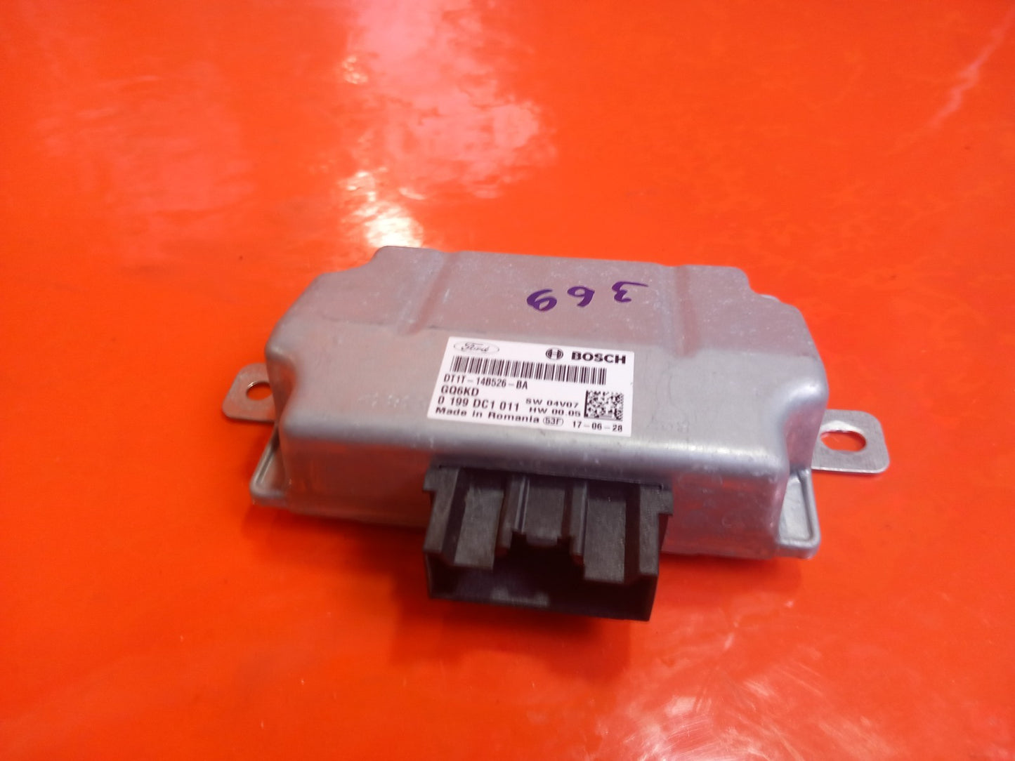2017 Ford Transit Connect Voltage Stabiliser Control Module DT1T-14B526-BA A369 - Image 4