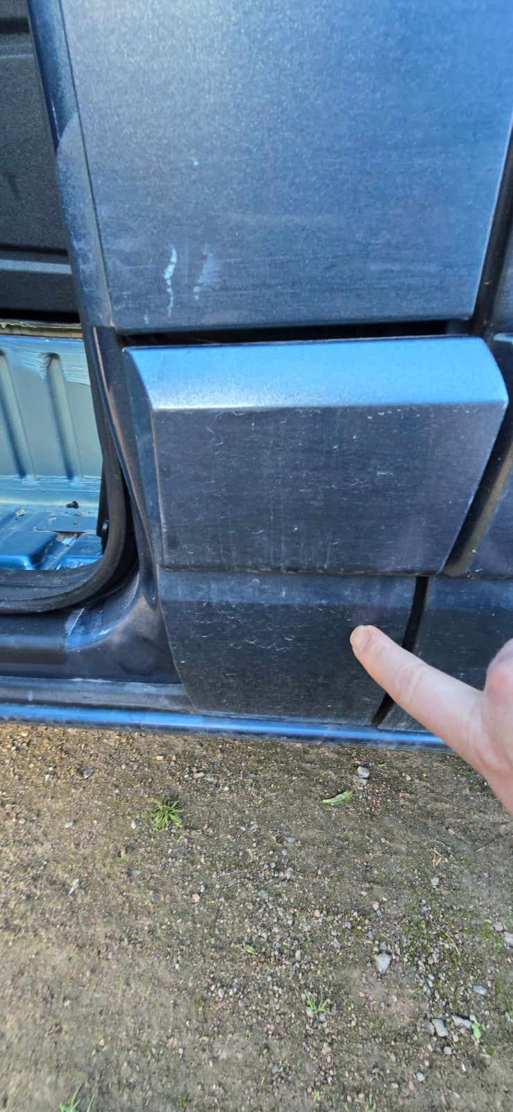Ford Transit Custom 2.0 Diesel 2021 Fuel Flap Lower Cover Blue Warranty A420 - Image 1