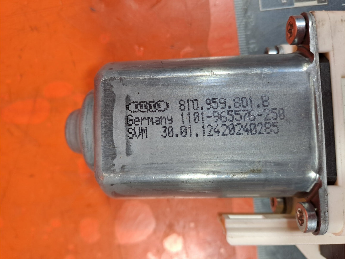 ✅2012 AUDI A5 1.8P FRONT LEFT WINDOW REGULATOR MOTOR 8T0959801B + WARRANTY A222 - Image 9