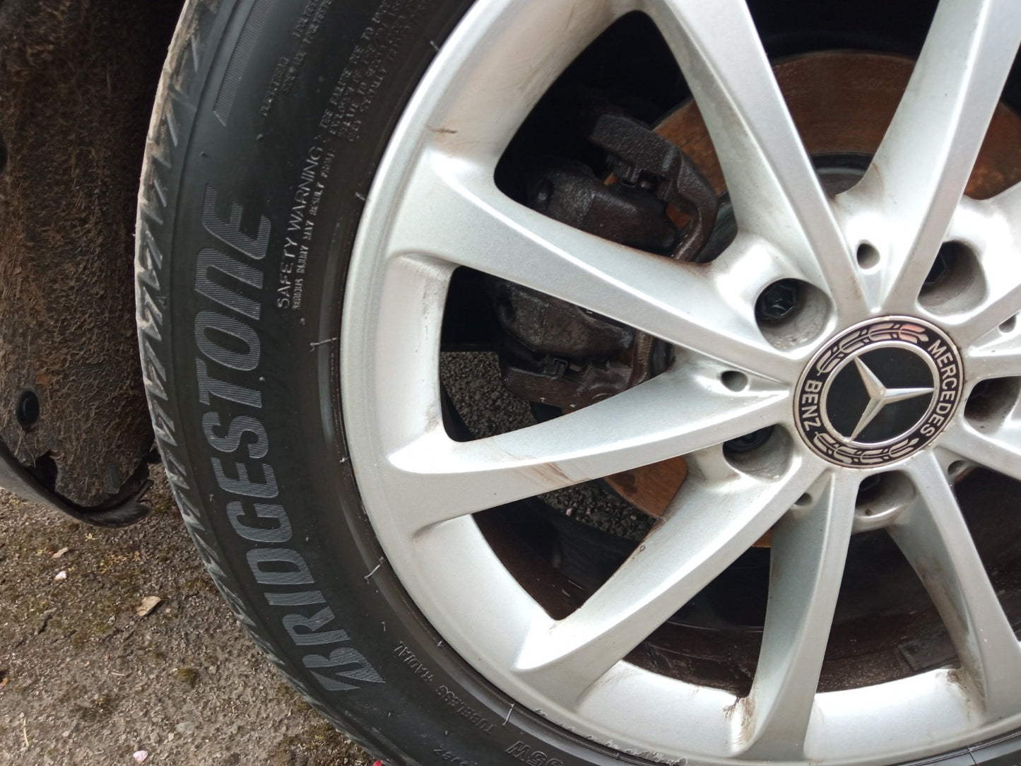 ✅Mercedes A Class W177 Sport Alloy Wheel With Tyre 205/55 R17 + Warranty A382 - Image 3