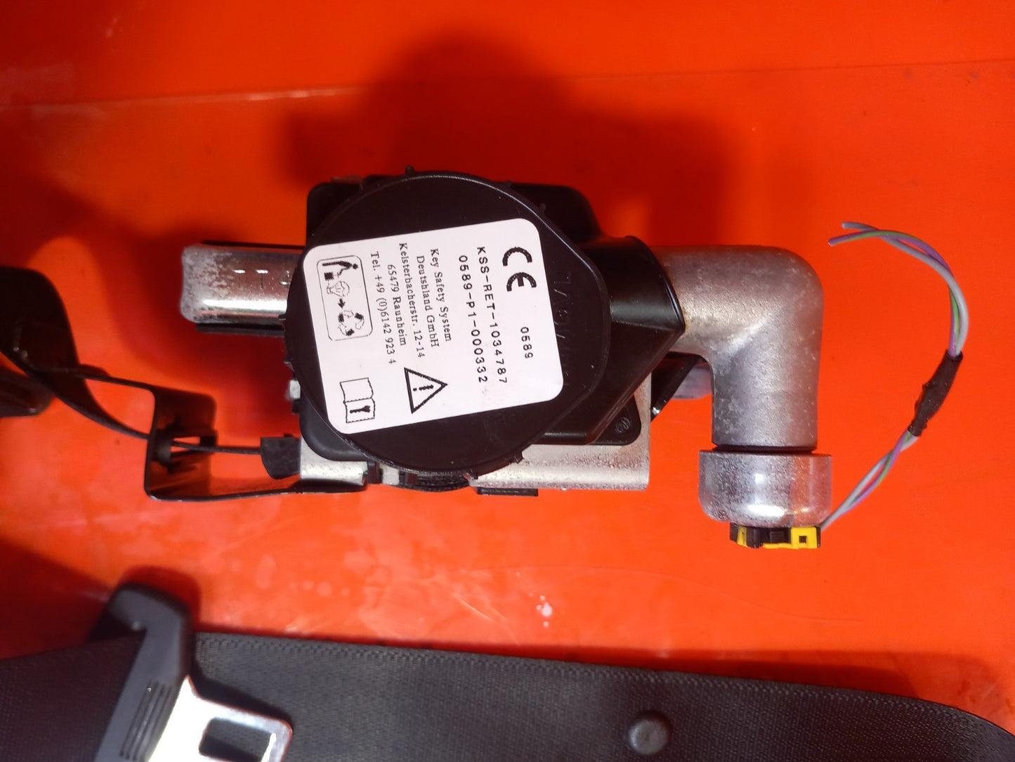 2019 Ford Galaxy MK3 Zetec Front Left Seat Belt EM2B-R61295-AE Warranty A345 - Image 6