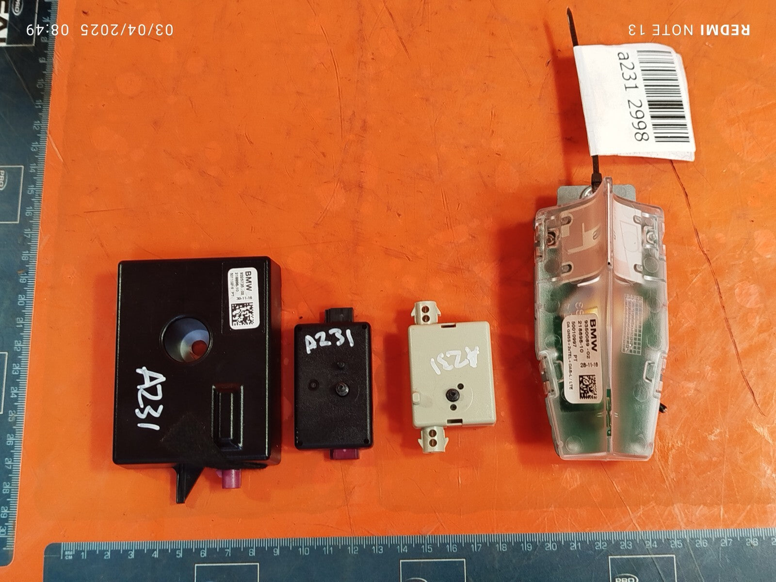 ✅BMW F45 216D 1.5 DIESEL 2017 ROOF ANTENNA AERIAL CONTROL MODULE SET 9325735 - Image 1