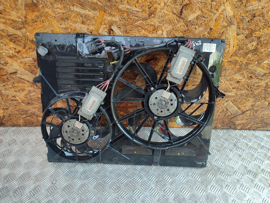 ✅2007 AUDI Q7 4L RADIATOR COOLING FAN 7L0121203F + WARRANTY A295 - Image 1