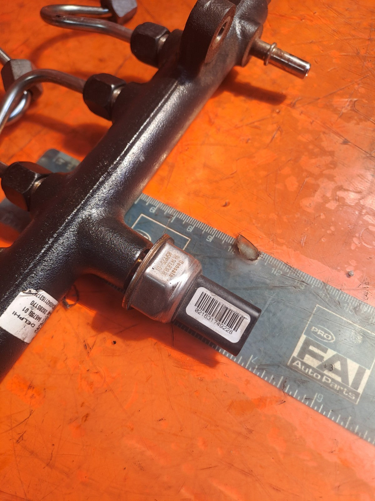 ✅Ford Galaxy Zetec 2017 2.0 Diesel Fuel Injection Rail With Pipes 28285170 A296 - Image 6