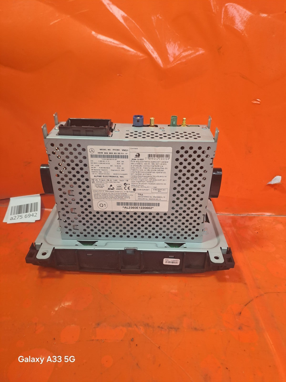 ✅Volkswagen Crafter CR35 2015 2.0 Diesel RADIO MEDIA STEREO SAT NAV UNIT A275 - Image 10