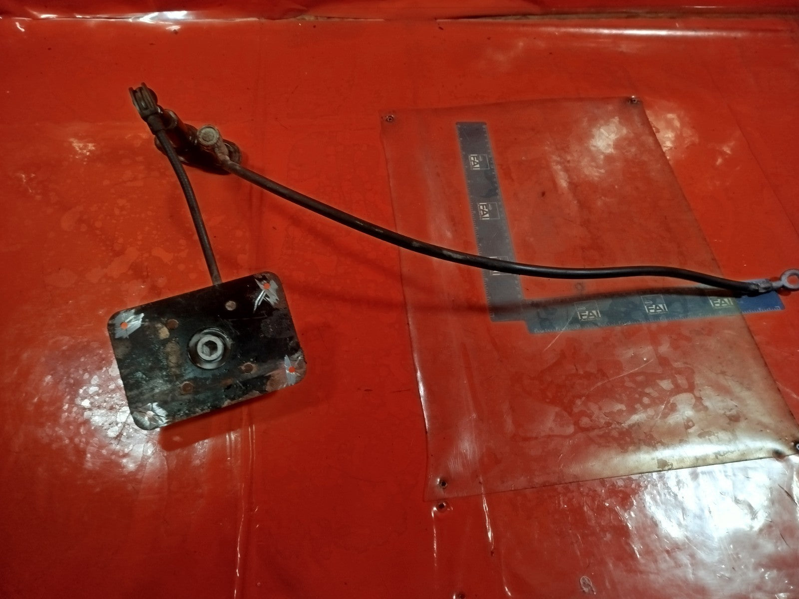✅2015 FORD TRANSIT CONNECT V408 SPARE WHEEL HOLDER CARRIER DV61-1513-AB A355 - Image 7