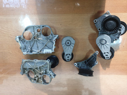 ✅2017 JAGUAR F-PACE X761 3.0P TENSIONER PULLEY BRACKETS + WARRANTY A196 - Image 10