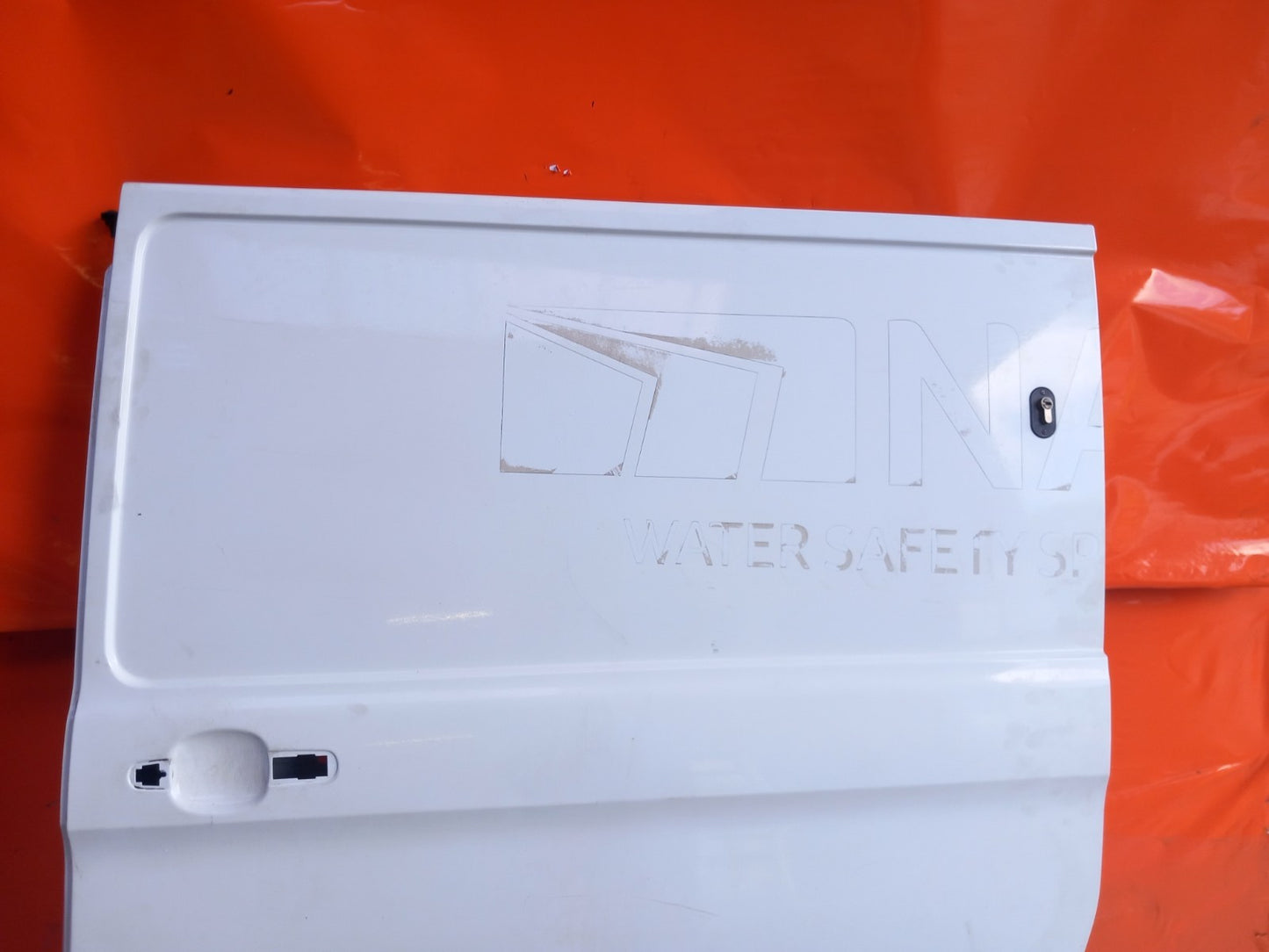 Ford Transit Custom 2021 Left Side Sliding Door Frozen White Warranty A390 - Image 2
