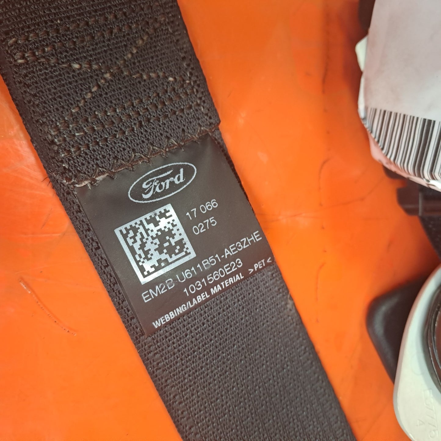 ✅Ford Galaxy Zetec 2017 2.0 Diesel Rear 3rd Row Seat Belt Left EM2B-U611B51-AE - Image 6