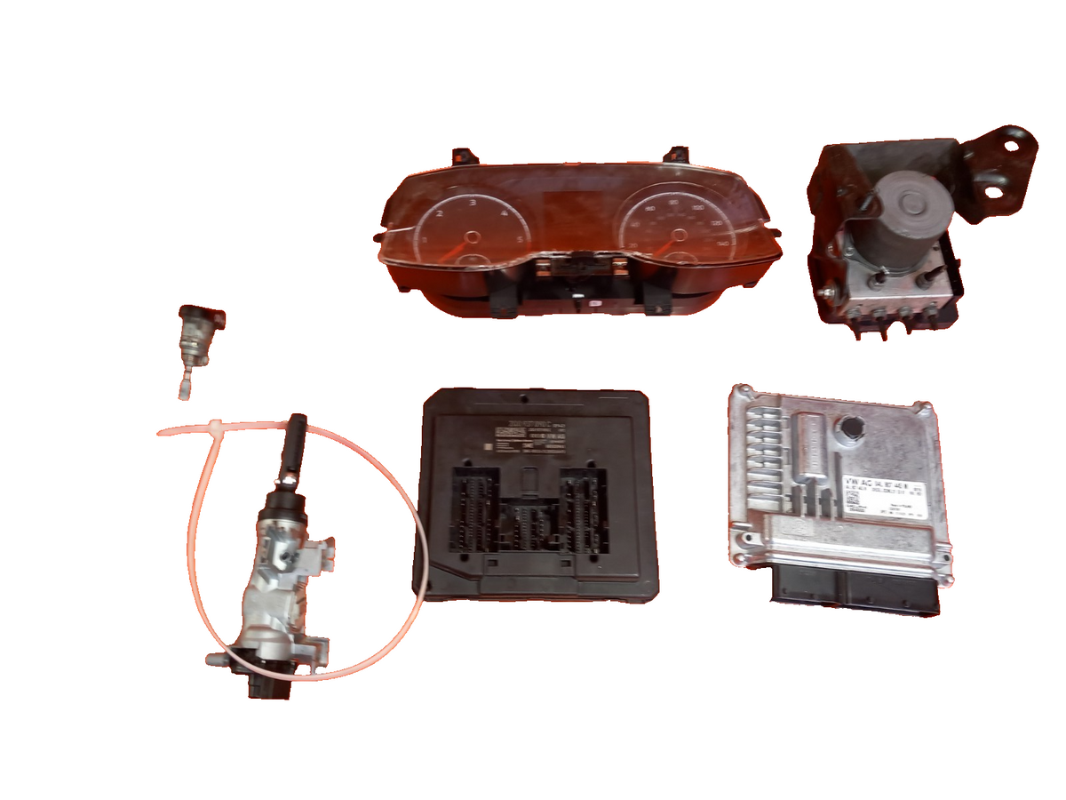 2021 VW Transporter T30 ECU Lock Set 2Q0937090C Warranty A410 - Image 1