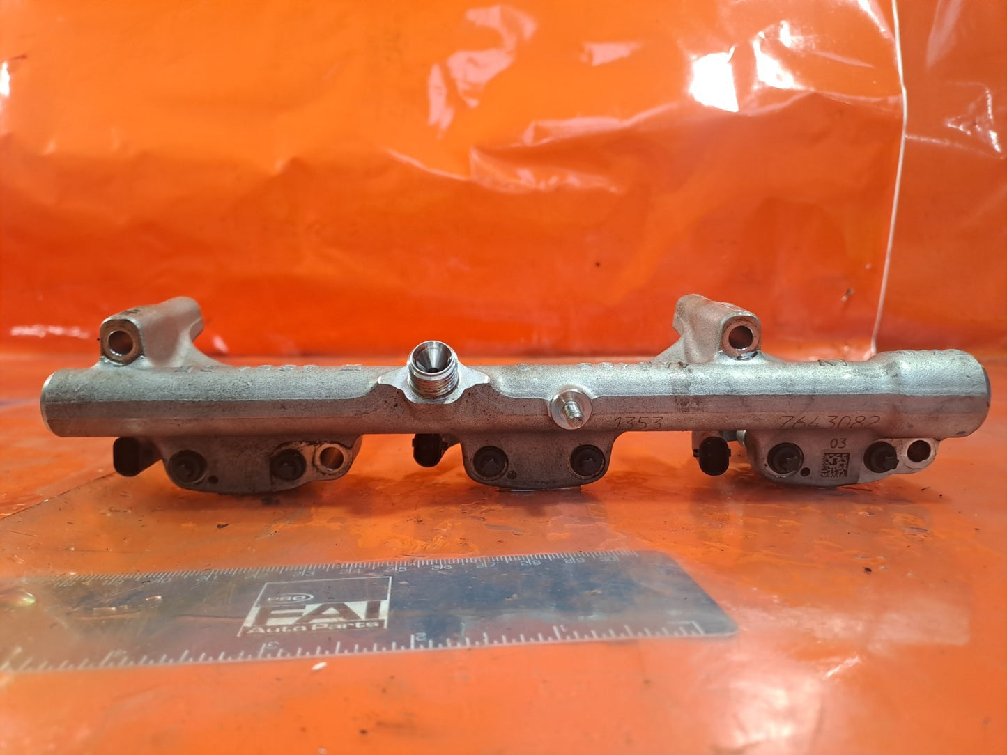 ✅2016 BMW 2 SERIES M240I F22 FUEL INJECTION RAIL 7643082 + WARRANTY A318 - Image 8