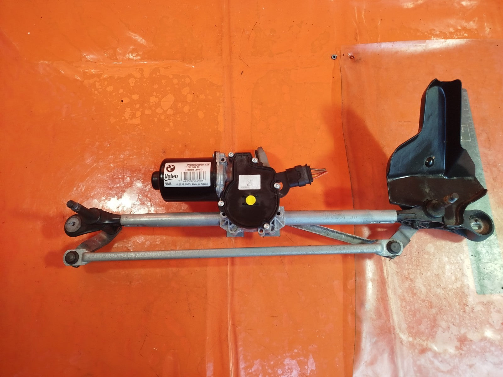 ✅BMW F23 218D 2.0 DIESEL 2019 FRONT WIPER MOTOR & LINKAGE 7267504 Warranty A344 - Image 1