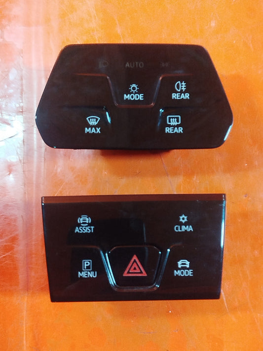 ✅VW GOLF R-LINE MK8 2020 HAZARD WARNING LIGHT SWITCH & HEADLIGHT SWITCH A346 - Image 1