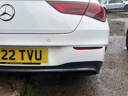 ✅2022 Mercedes CLA W118 AMG Line Rear Bumper White (149) W/O Lights A374 - Image 3