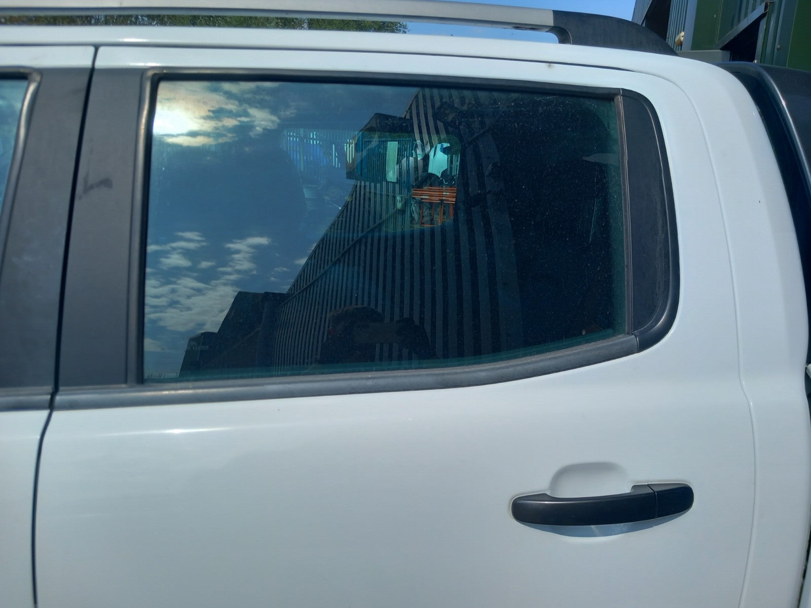 2017 Ford Ranger Wildtrak Rear Left Bare Door Frozen White Warranty A401 - Image 2