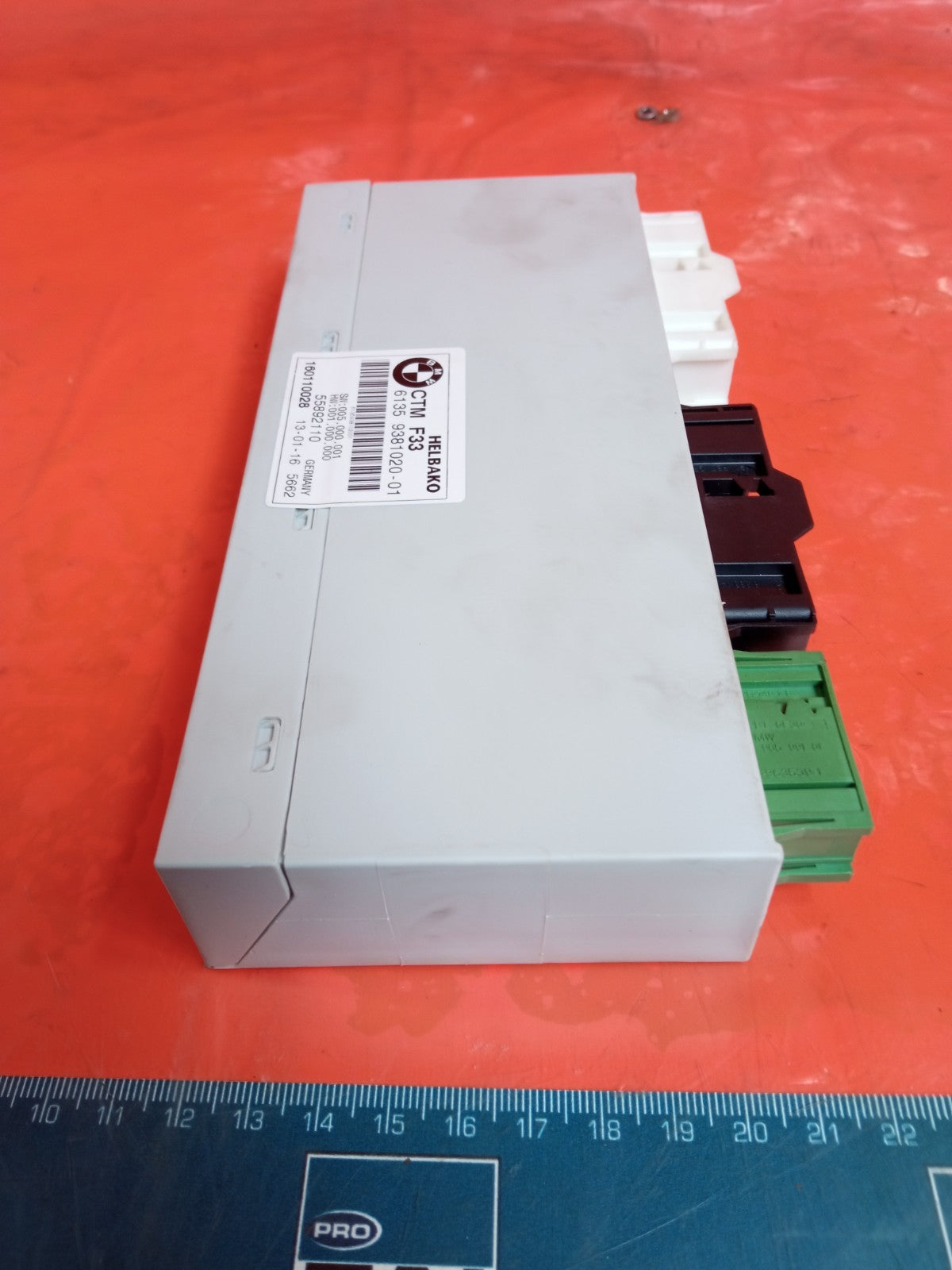 ✅2016 BMW 4 Series F33 Front Convertible Roof Control Unit 9381020 A368 - Image 4