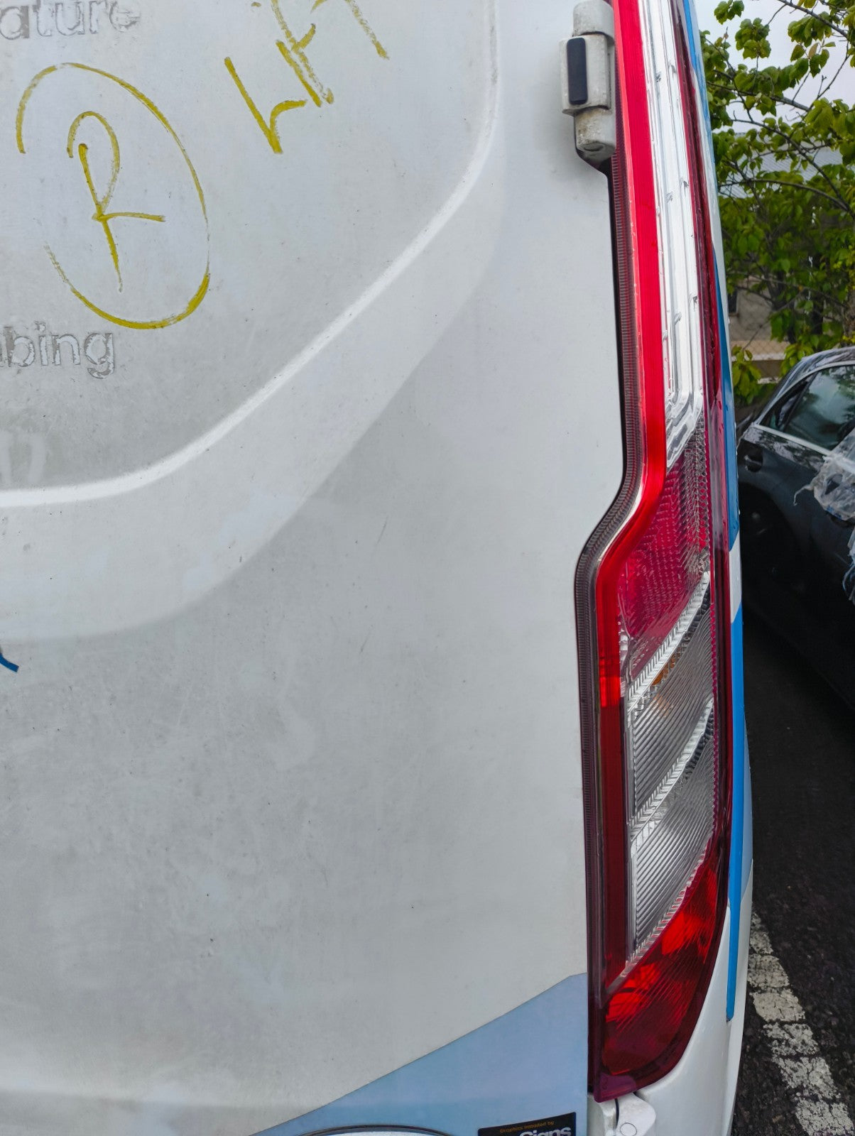 ✅Ford Transit Custom 2.0 Diesel 2021 Rear Right Door Bare White Warranty A390 - Image 5
