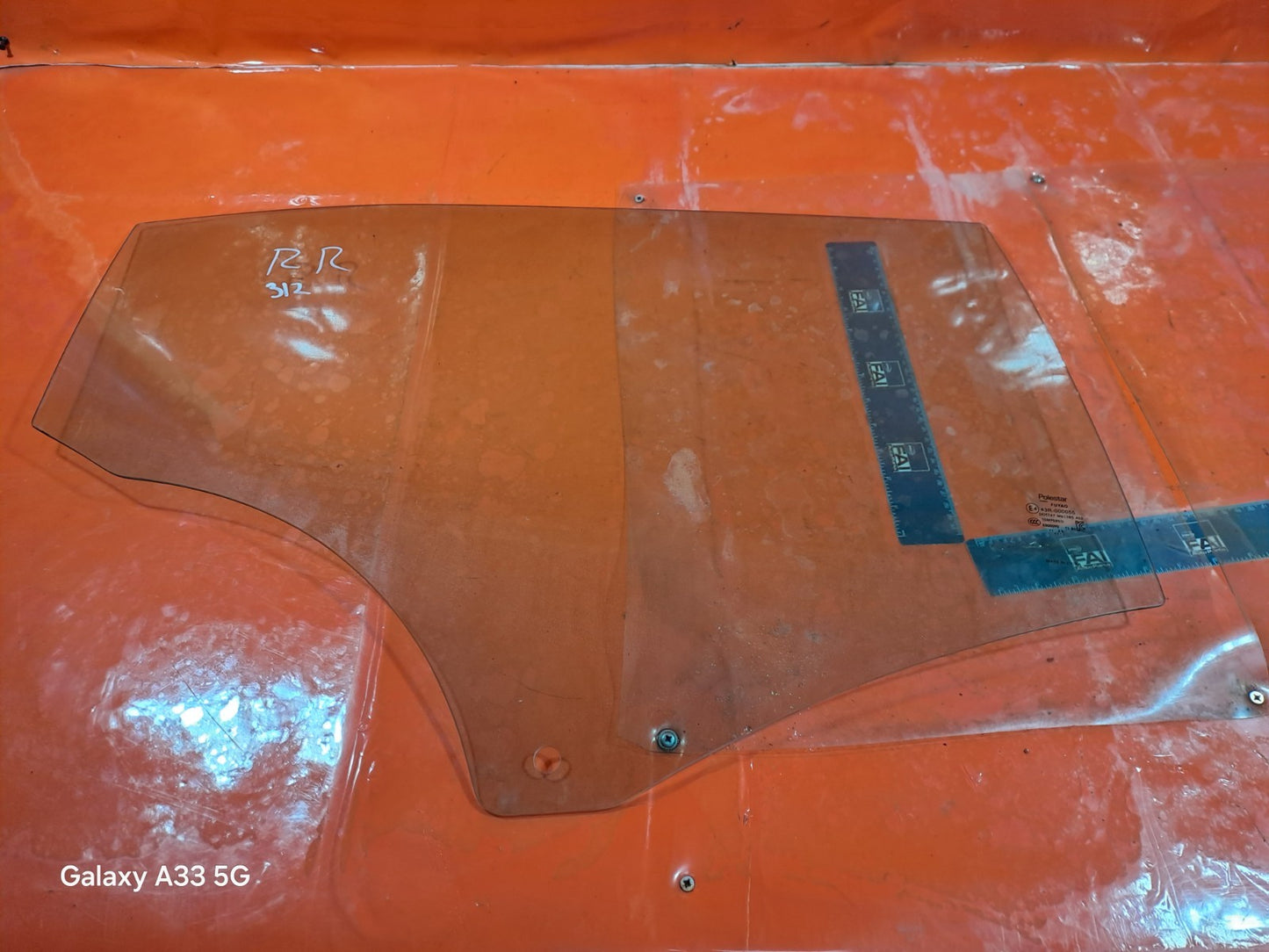 ✅2023 POLESTAR 2 LONG RANGE DOOR GLASS WINDOW REAR RIGHT + WARRANTY A312 - Image 8