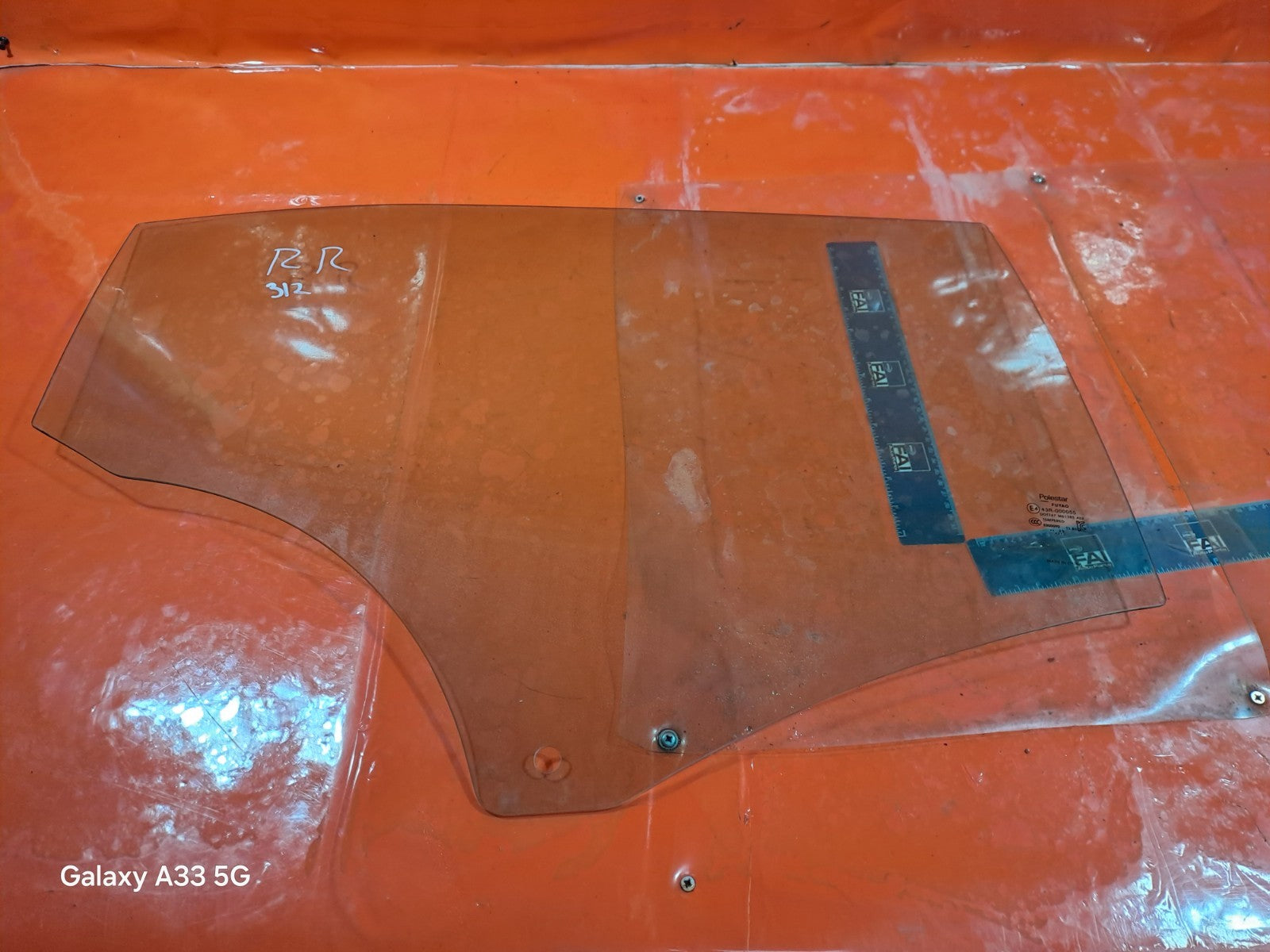 ✅2023 POLESTAR 2 LONG RANGE DOOR GLASS WINDOW REAR RIGHT + WARRANTY A312 - Image 8