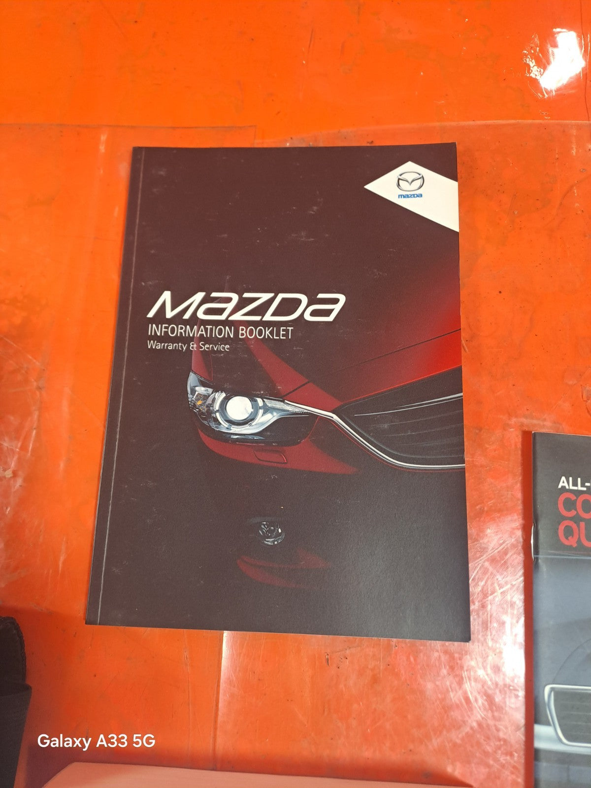 ✅MAZDA 3 HANDBOOK OWNERS MANUAL WALLET + WARRANTY xAA - Image 8