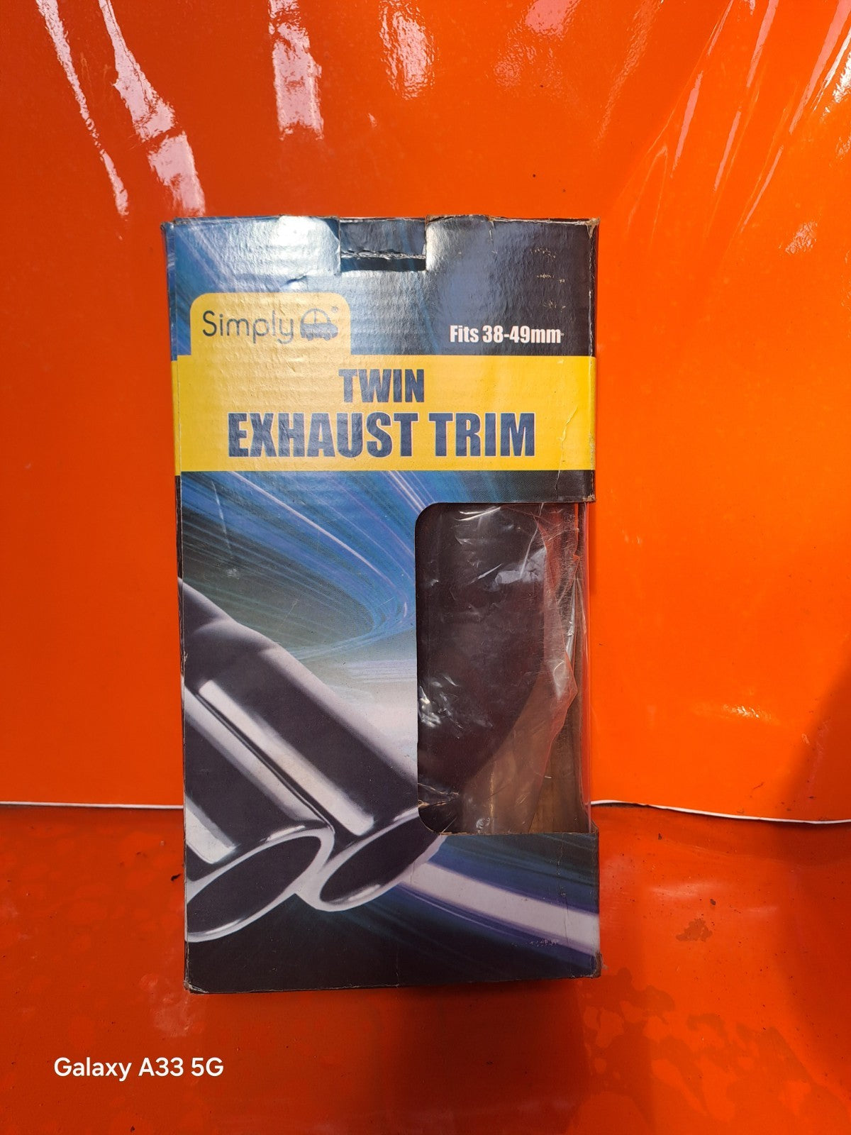 ✅UNIVERSAL TWIN DOUBLE SPORT CHROME EXHAUST PIPE TRIM TIP TAIL STAINLESS STEEL - Image 2