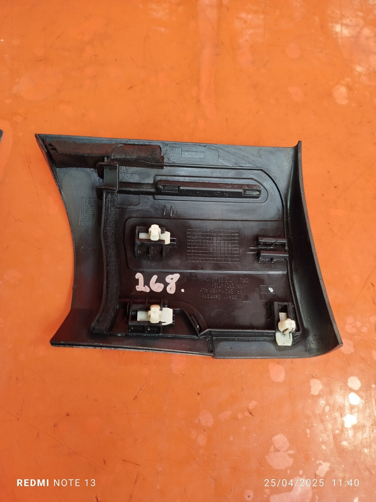 ✅Porsche Cayenne V6 2010 3.6 Petrol Front Right Lower Wing Trim 7L5854960 A268 - Image 7