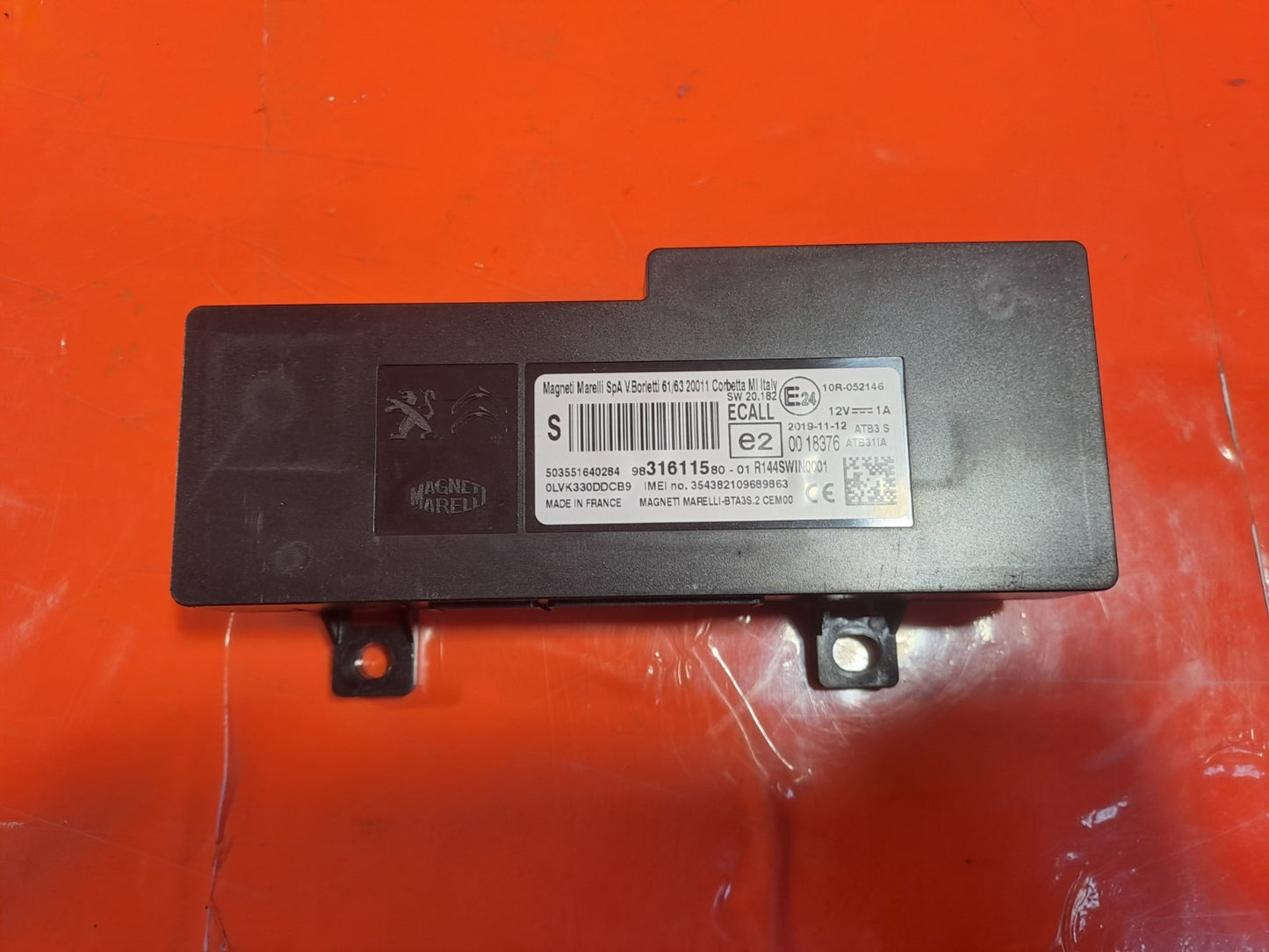 ✅Citroen Berlingo 650 1.5 Diesel 2020 Bluetooth Control Module 9831611580 A381 - Image 2