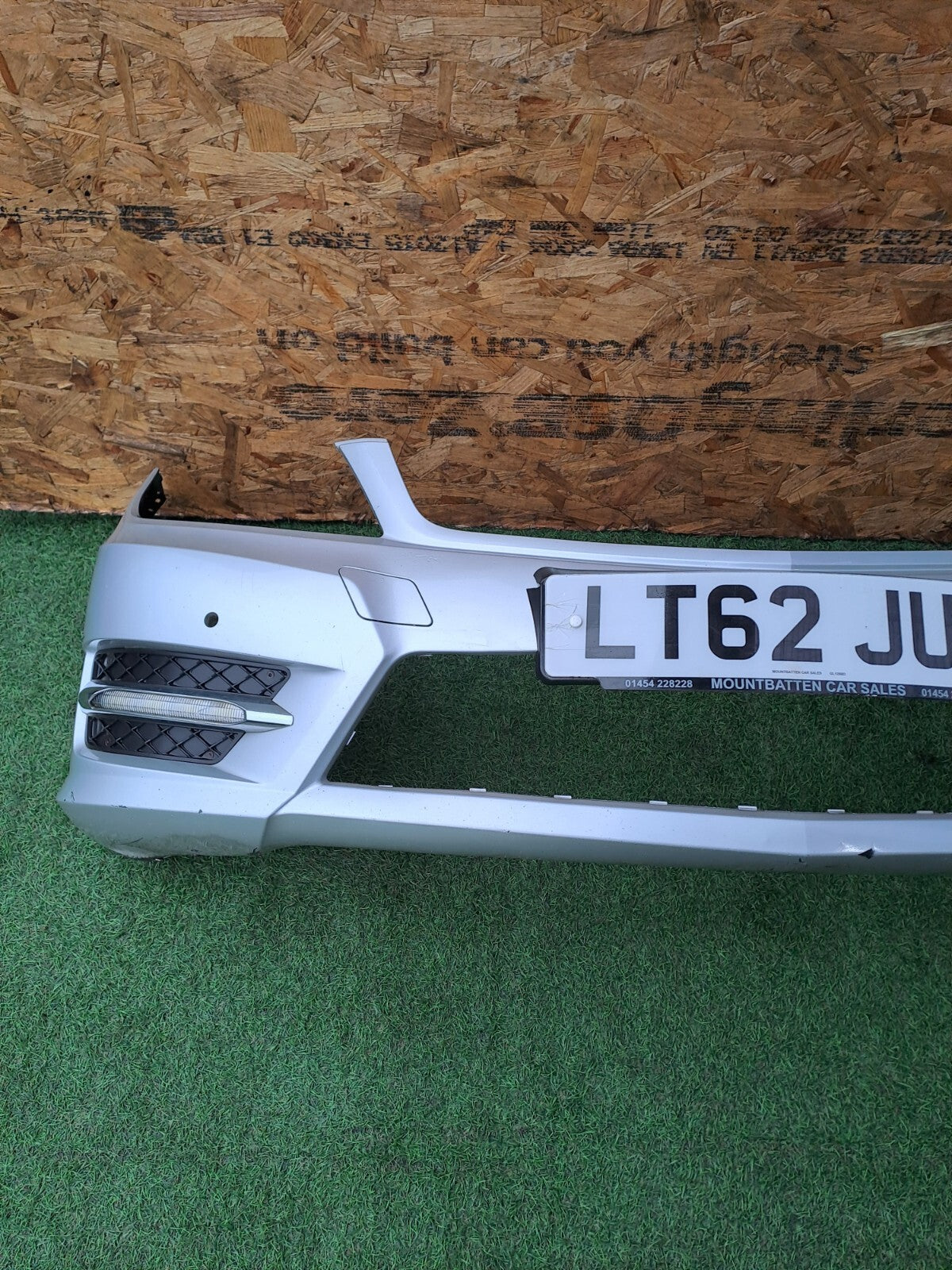 MERCEDES W204 C220 AMG SPORT 2.1 DIESEL 2012 FRONT BUMPER SILVER Warranty A238 - Image 5
