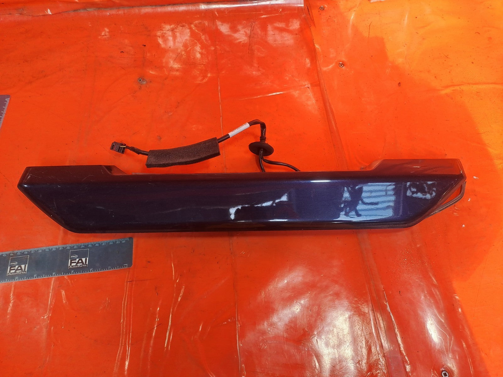 ✅Ford Transit Custom 2.2 Diesel 2014 Tailgate Number Plate Trim Blue BK2113555CE - Image 2