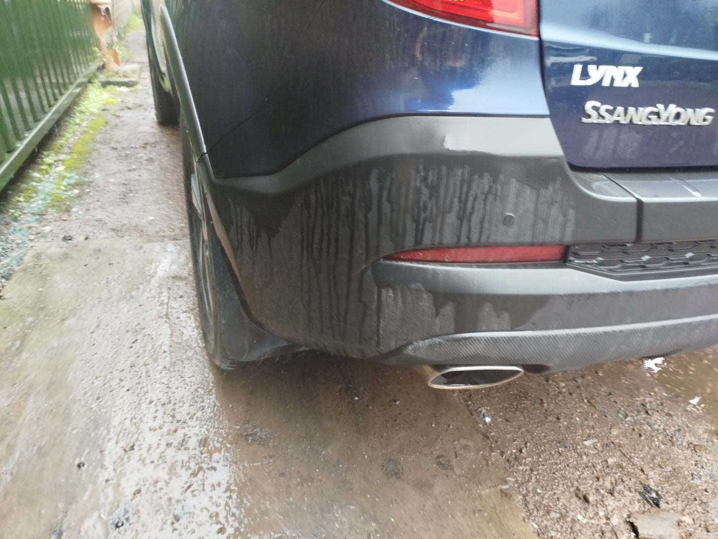 ✅SSANGYONG KORANDO ELX 2.2 DIESEL 2018 REAR BUMPER BARE BLUE Warranty A329 - Image 2