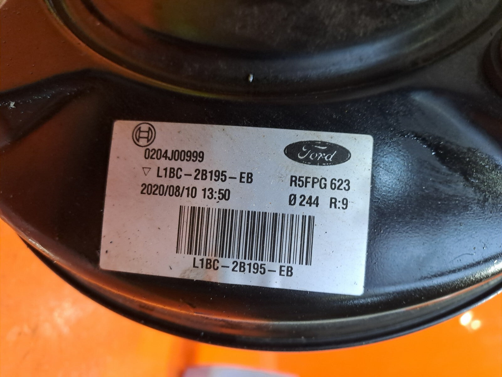 ✅2020 FORD FIESTA ACTIVE 1.0P BRAKE SERVO & MASTER CYLINDER L1BC-2B195-EB A247 - Image 9