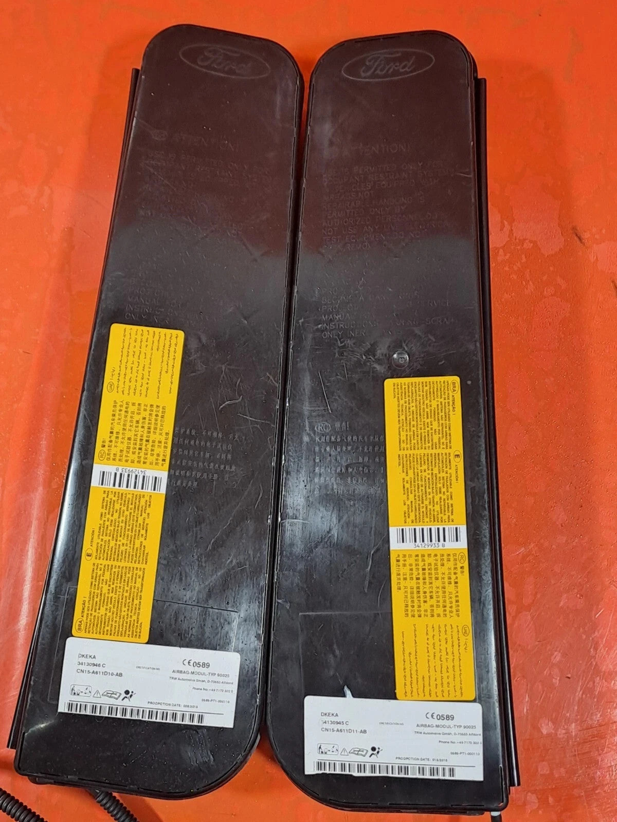 ✅ Ford Ecosport 1.0 Petrol 2015 Front Seat Arbag Pair CN15A611D10AB CN15A611D11A - Image 3