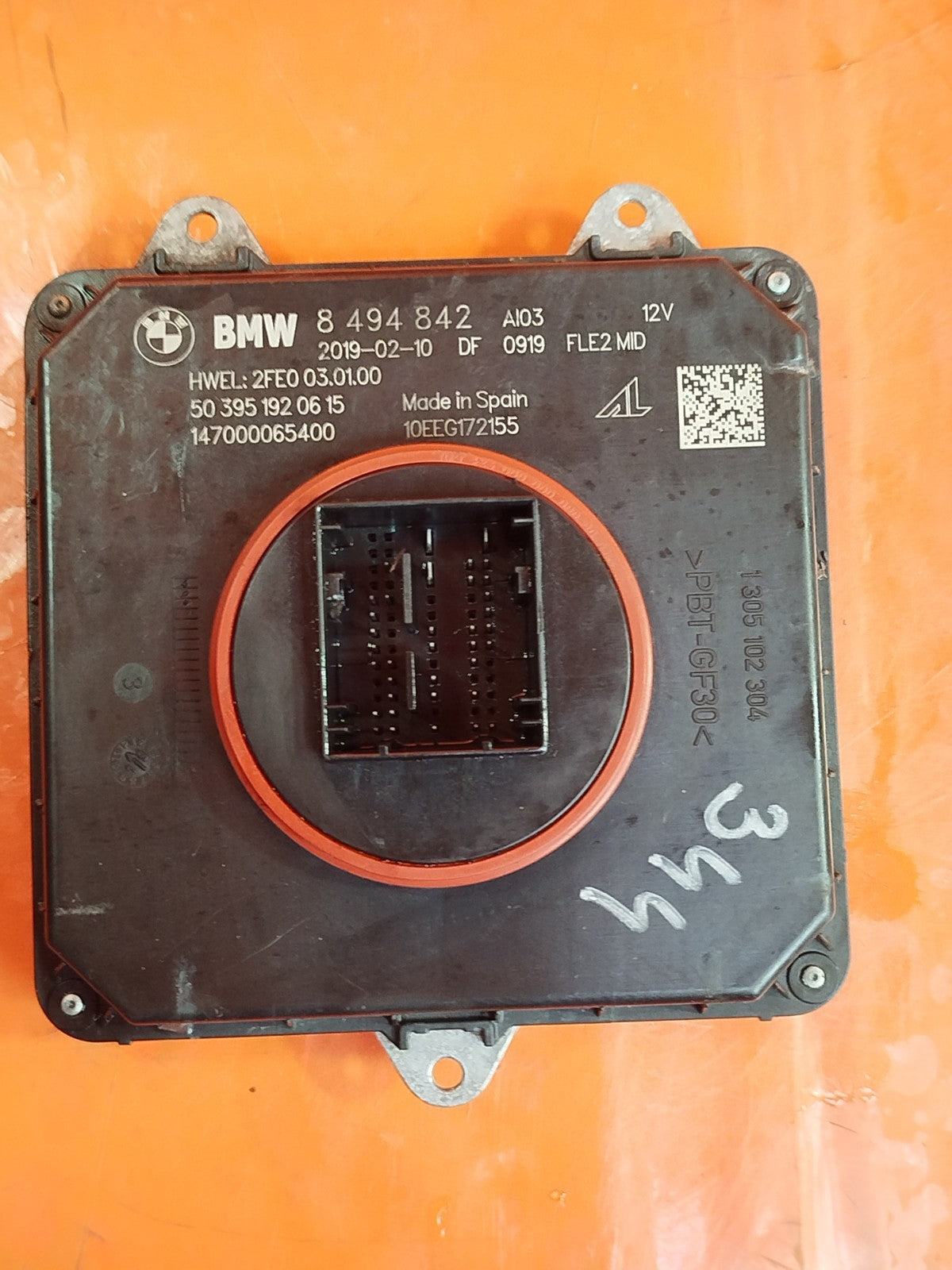 ✅BMW F23 218D 2.0 DIESEL 2019 HEADLIGHT BALLAST CONTROL MODULE 8494842 Warranty - Image 1