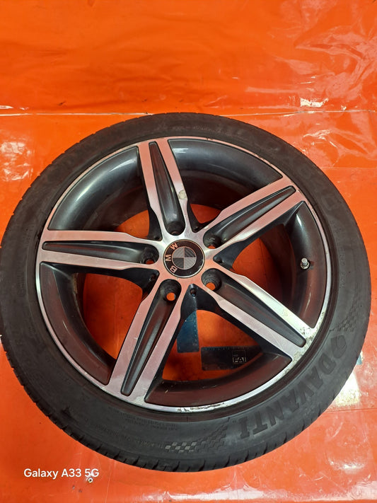 ✅2017 BMW 2 SERIES F22 ALLOY WHEEL WITH TYRE 225/45 R17 6850151 + WARRANTY A306 - Image 1