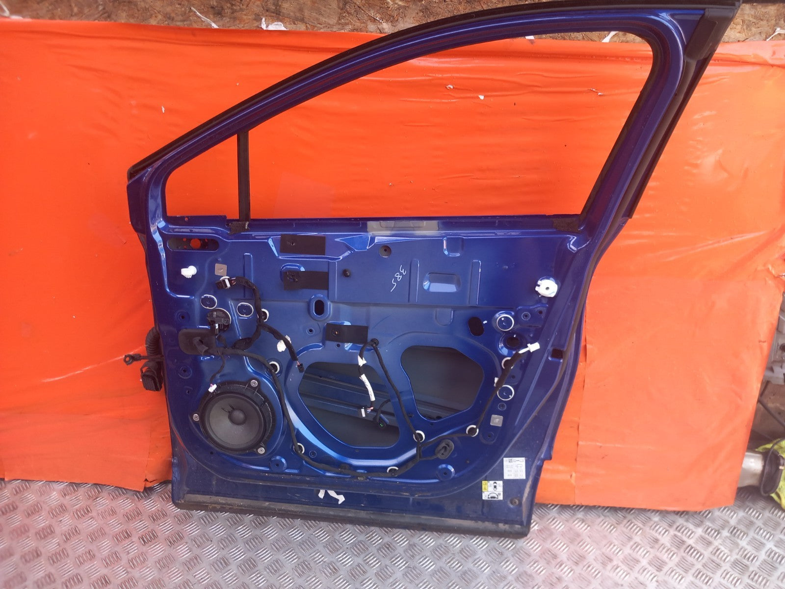 Renault Captur Iconic 1.3 Petrol 2021 Front Right Door Bare Blue Warranty A385 - Image 11
