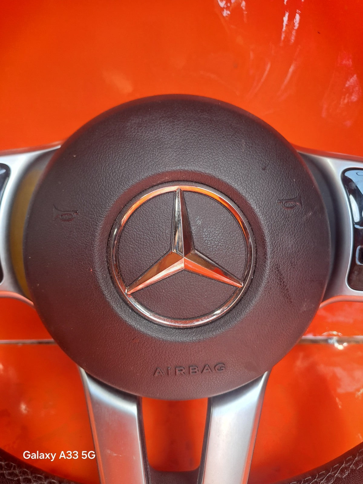 ✅MERCEDES A CLASS W177 2018 STEERING WHEEL & PADDLE SHIFTERS A0004605804 A297 - Image 7