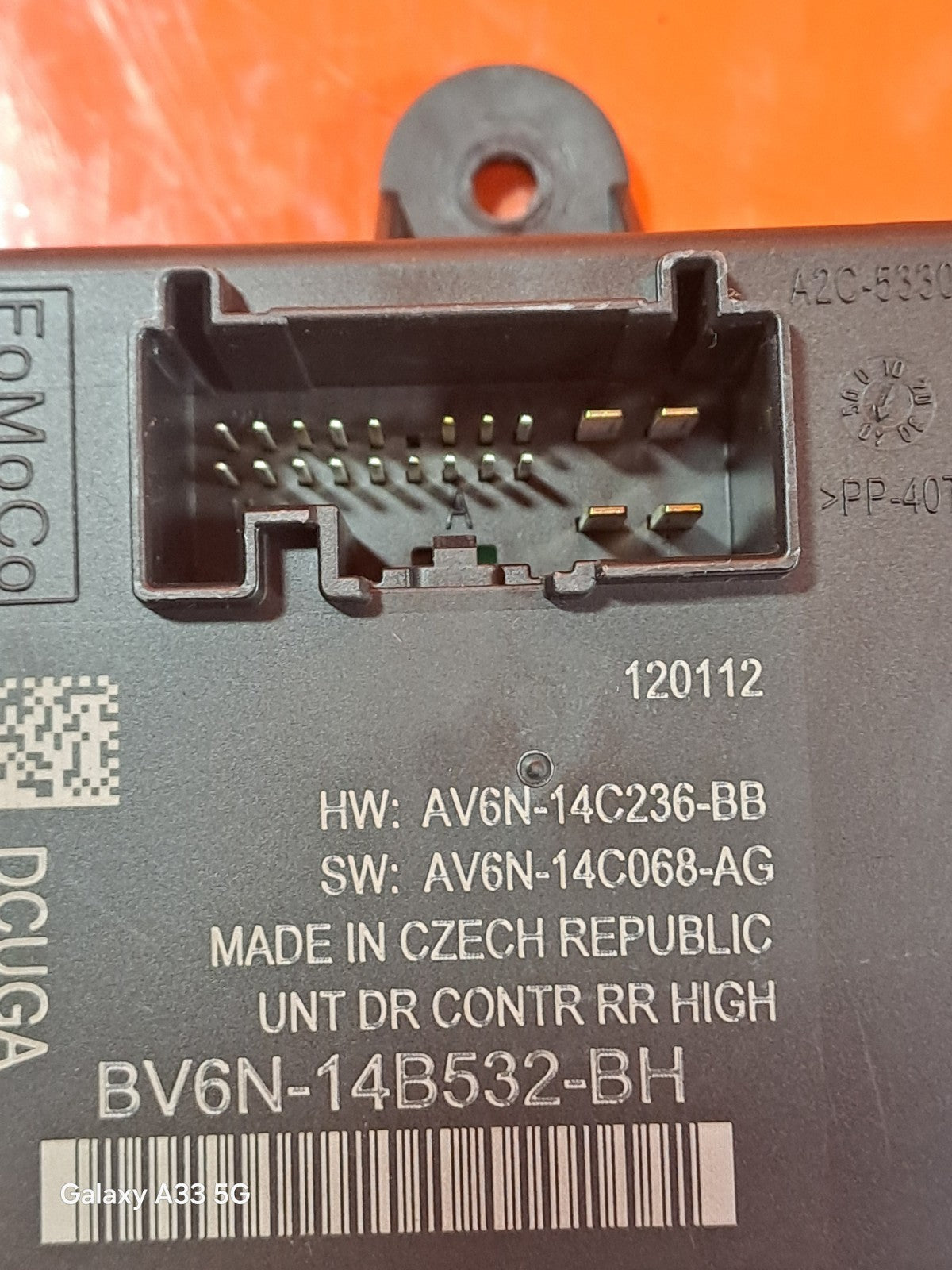 ✅2013 FORD FOCUS MK3 TITANIUM X REAR DOOR CONTROL MODULE BV6N-14B532-BH A313 - Image 3