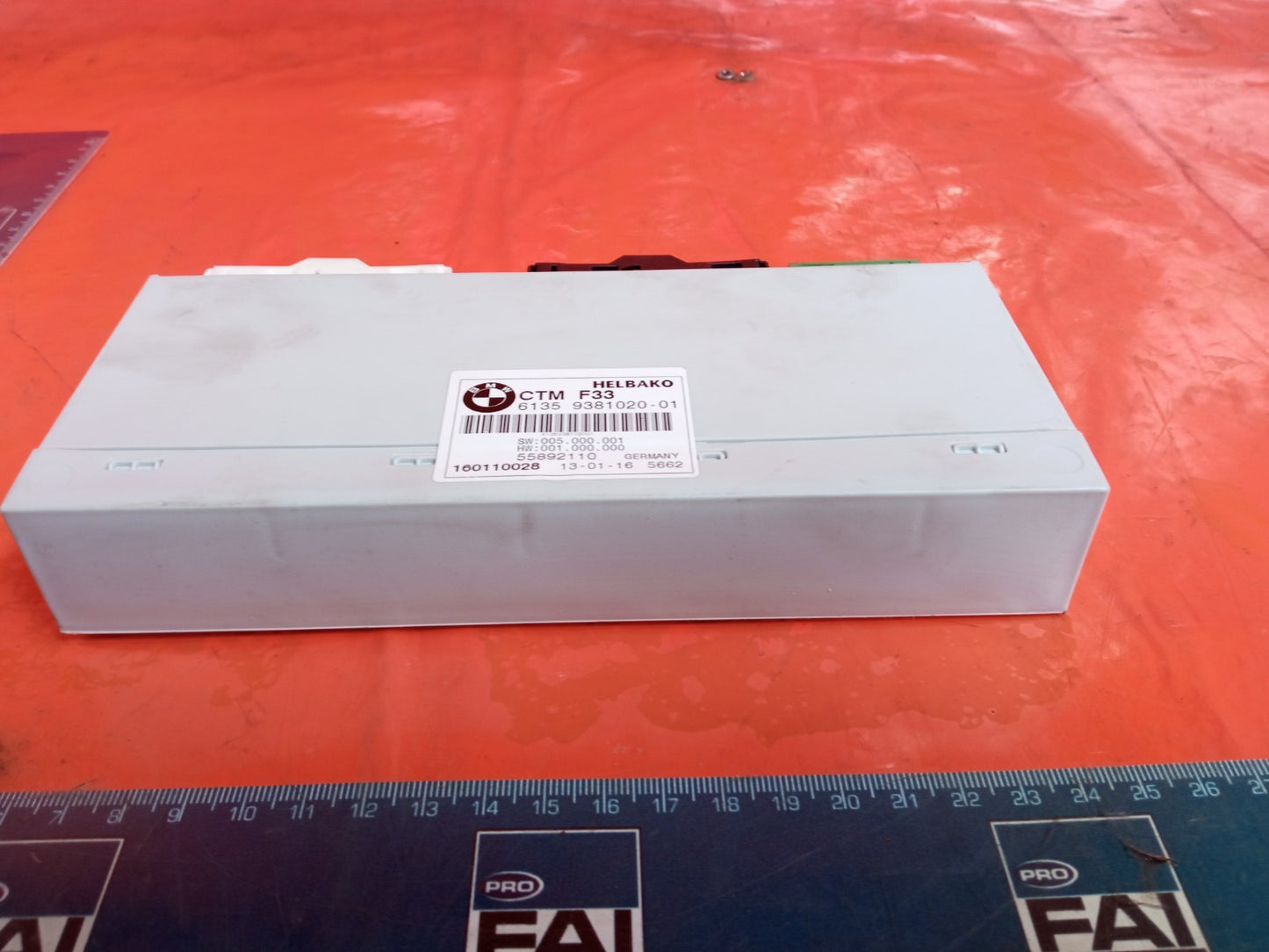 ✅2016 BMW 4 Series F33 Front Convertible Roof Control Unit 9381020 A368 - Image 10