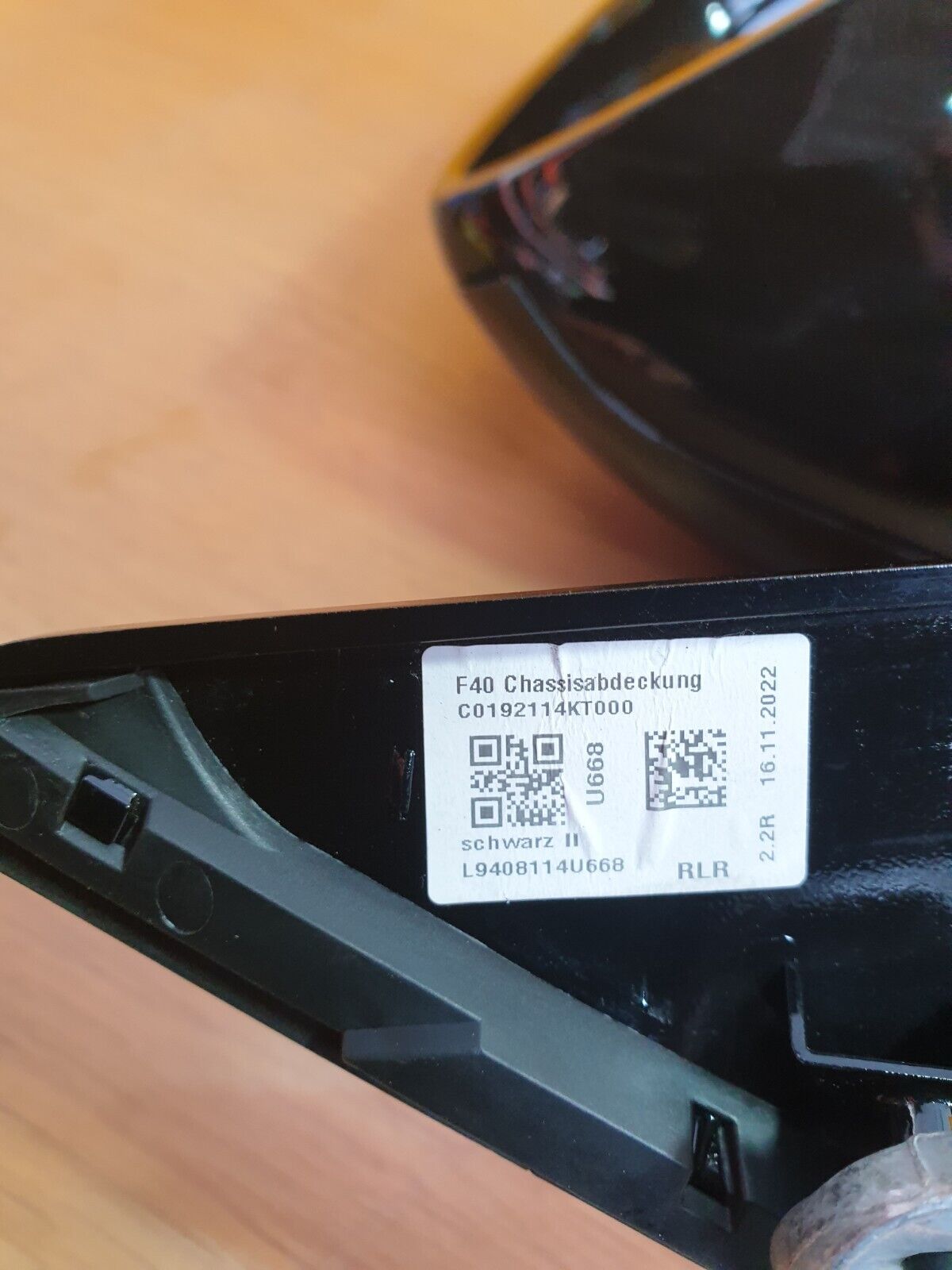 2023 BMW 1 SERIES F40 SPORT 1.5D RIGHT DRIVER SIDE DOOR WING MIRROR BLACK A119